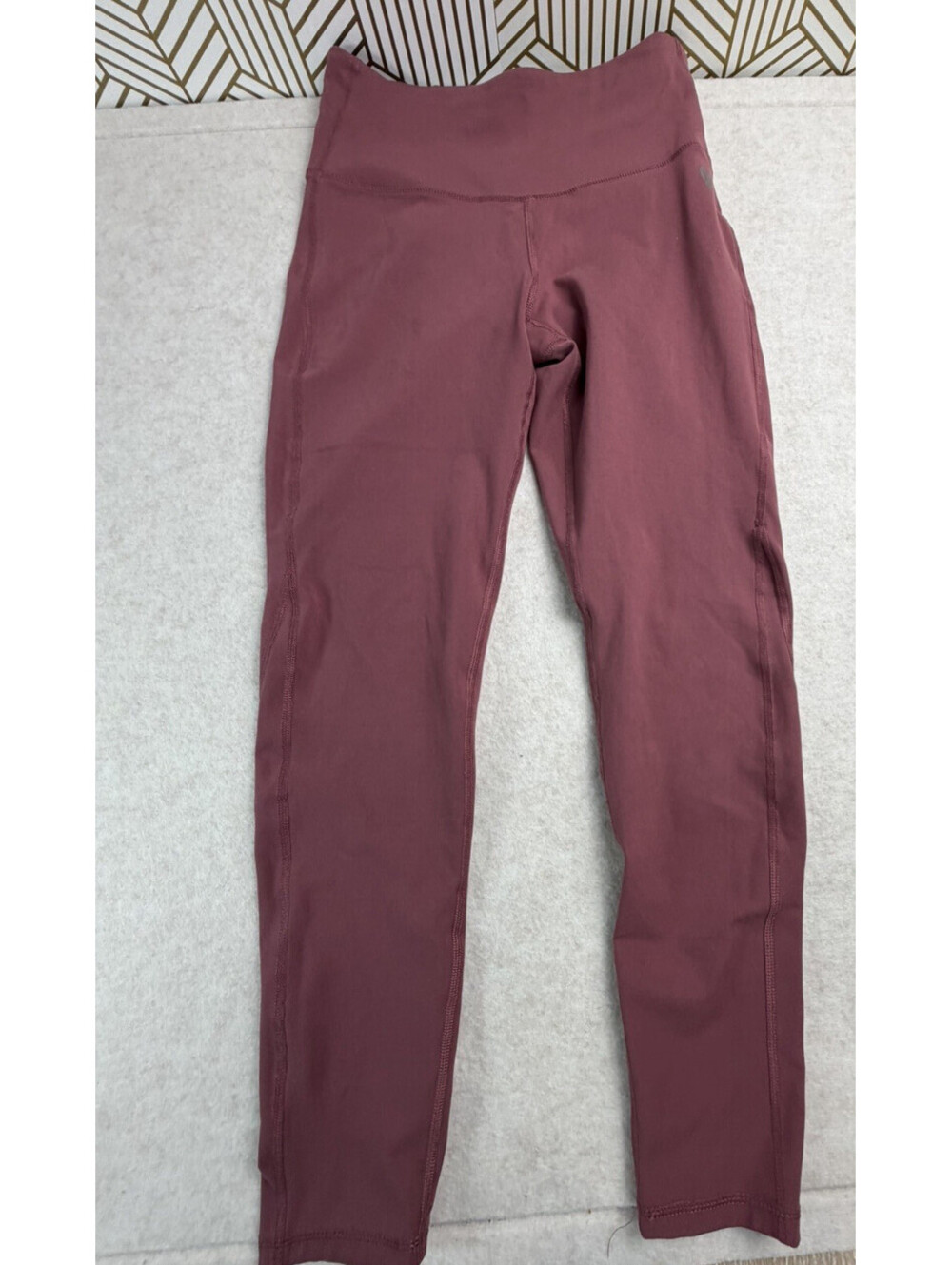 Elle Sport Womens Sz M Dusty Rose Leggings Gymwear Fitness Active Athletic